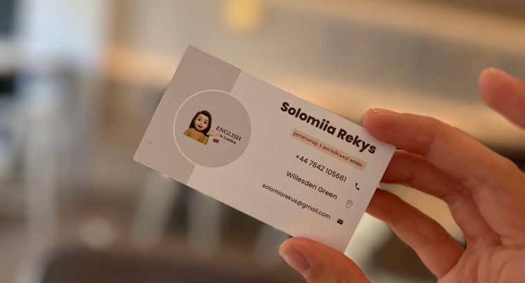 Пропоную уроки англійської мови офлайн та онлайн для дітей