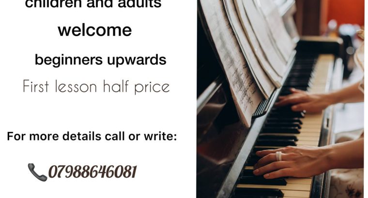 Навчаю грі на фортепіано з нуля 🎹 Вокал – індивідуальні заняття 🎤 Проводжу також заняття з сольфеджіо 🎶