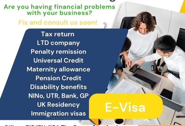 AJ Financial and immigration LTD надає такий спектр послуг: