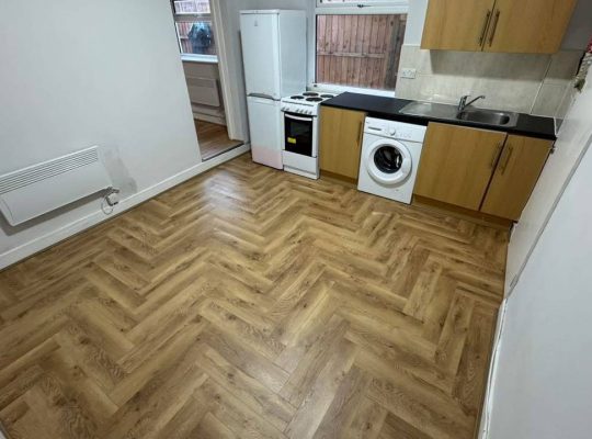 1 bed flat with garden