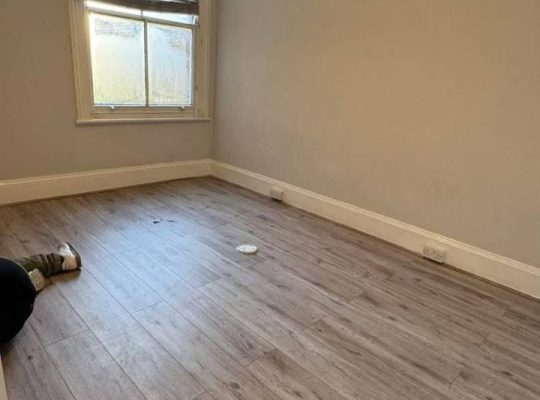3 bedroom flat with garden