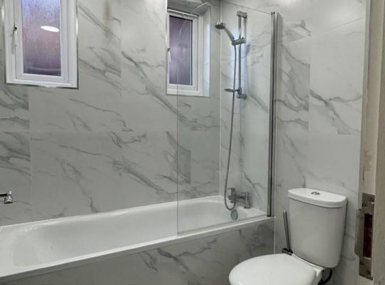 3 bedroom flat with garden