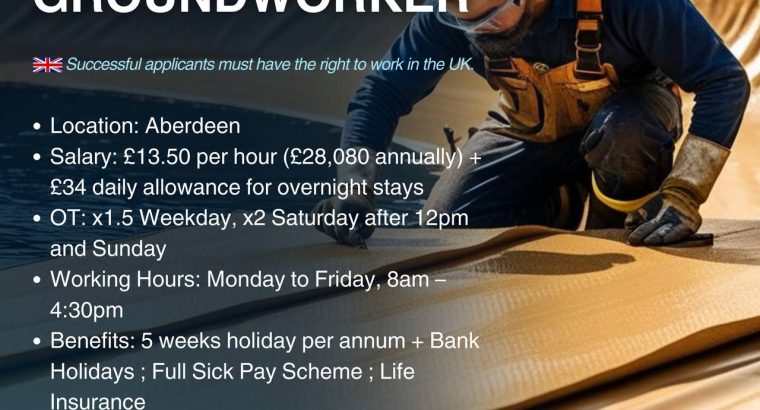 Вакансія Працівник технічної служби на обʼєкті