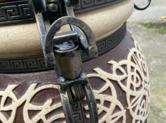 Тандир Шафрна» 125 л | Преміальна XXL BBQ-піч із шамотної глини – ручна робота