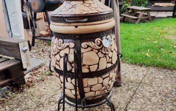 Тандир 65 л Кмінь | BBQ-піч із шамотної глини – ручна робота, доставка безкоштовно