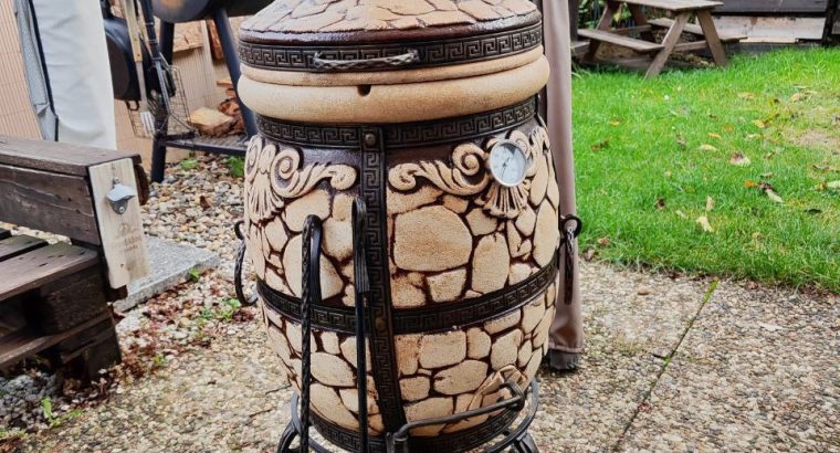 Тандир 65 л Кмінь | BBQ-піч із шамотної глини – ручна робота, доставка безкоштовно