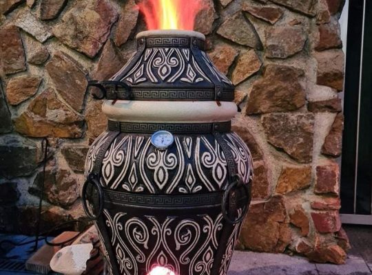 Тандир Азія 100 л | XXL BBQ-піч із шамотної глини – ручна робота, безкоштовна доставка