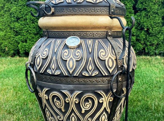 Тандир Азія 100 л | XXL BBQ-піч із шамотної глини – ручна робота, безкоштовна доставка