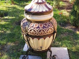 Тандир Греція 100 л | Антична BBQ-піч із шамотної глини – ручна робота, безкоштовна доставка