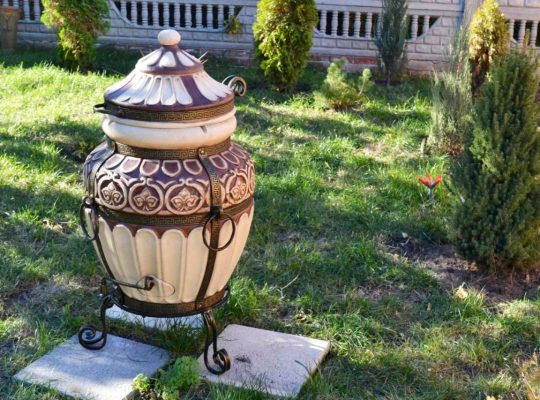 Тандир Греція 100 л | Антична BBQ-піч із шамотної глини – ручна робота, безкоштовна доставка