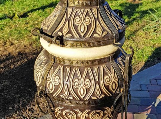 Тандир Азія 100 л | XXL BBQ-піч із шамотної глини – ручна робота, безкоштовна доставка